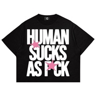 KNGT Boxy T-Shirt Genesis - HUMAN SUCKS
