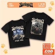 Baju Anak Laki Laki Perempuan SERINGAI Usia 1-10 Tahun - Kaos Anak Cowok Band Rock Metal Punk