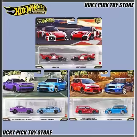 Hot Wheels HBLl96 Car Culture Dodge Challenger Porsche 935 Subaru Forester Mitsubish Lancer Evolutio