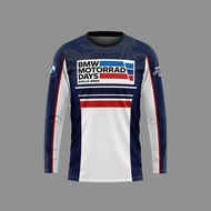 2025 New Style F1 Racing Team BMW Motorcycle Day Cycling Jersey Long Sleeve Comfortable Quick-Drying