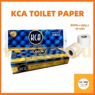 (NEW STORE OFFER)    [100% Pure Pulp] KCA Bathroom Tissue Toilet Roll 8000 Ply x 3Ply x 10 Rolls