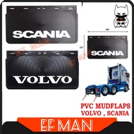 LORI VOLVO SCANIA TRUCK PVC MUDFLAP 15CM X 26CM TIMBUL TRAILER VAN BUS TRUCK MUDGUARD RUBBER GETAH L