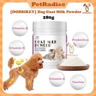 DORRIKEY 280g Dog Goat Milk Powder For Dog Milk Powder Puppy Milk Powder Pet Goat Milk Powder 狗狗羊奶粉 