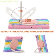 Suitable for Samsung Tab A8 10.5 Tablet Silicone Protective Case X200/X205 Handheld Rotating Three-P