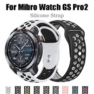 Silicone Strap For Mibro Watch GS Pro2 Smart Watch Replacement Wristband For Mibro Watch GS Pro 2 Ba