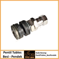 PENTIL TUBLES TUTUP angin ban MOTOR TUBELES tutup DOP ban motor tubles panjang pendek karet besi