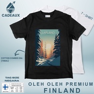 FINLAND 21 SOUVENIR T-Shirt Cotton Combed 24s SOUVENIR PREMIUM GIFT