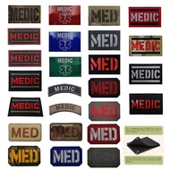 Outdoor Velcro Armband MED Rescue Bag Sticker Badge Reflective MEDIC Reflective IR Badge Bag Accesso