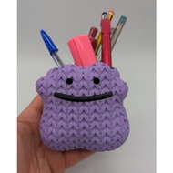 Knitted Pokemon Ditto Pen Holder