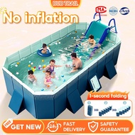 【Bub】Kolam mandi budak Swimming Pool Outdoor Kolam Newest Non Inflatable Large support Durable kolam