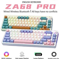 Zifriend Za68 68 Keys Wireless Keyboard Full Keys Hotswap 5Pin Ar Switch Full Rgb Typec2.4G Usbbt5.0