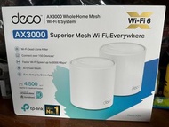 Tp-link Deco AX3000  Wi-Fi 6 (2件裝)