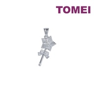 TOMEI Angel's Wand Pendant, White Gold 585
