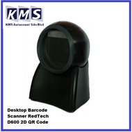 Desktop Barcode Scanner RedTech D600 2D QR Code