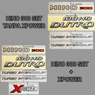 Hino 300xpower 130Hd Dutro Turbo Intercooler Sticker 1Set/Hino 300 Dutro 130Hd Truck Sticker