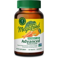 MegaFood Women's 40+ Multivitamin - Multivitamin Supplement for Women with Iron, Vitamins C, B12, K2