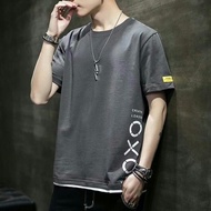 Mens Clothing T-Shirt Gray 1688 Alibaba Batch Network Factory Direct Sales Cheap Supply Summer 9.9 S