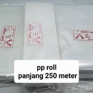 PP Plastic ROLL 250 METERS 0.3 MIC THICKNESS WIDTH 11,12,13,14,15,16,17 cm