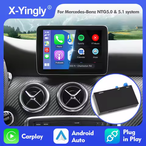 Wireless Apple CarPlay For Mercedes Benz NTG 5.0 A B C E GLA GLC GLE CLA CLS SL SLC S,siri google vo