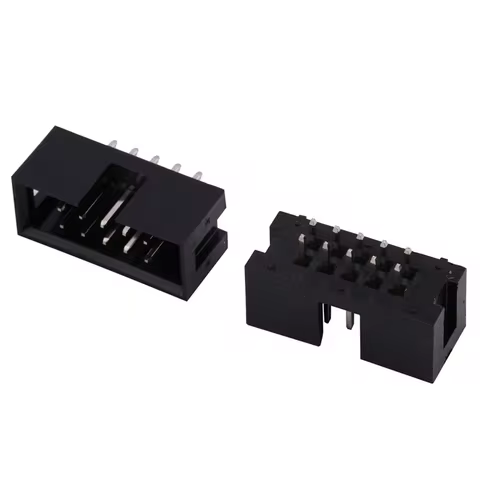 10PCS DC3 JTAG ISP Socket 2.54mm IDC Box Header Connector 6P/8P/10P/14P/16P/20P/30P/34P/40P Double R