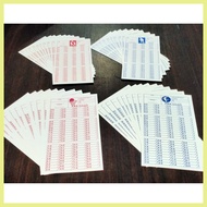 ∼ — ✯ ENDING CARD , PBA CARD , BACK TO BACK ENDING CARD SMALL & medium &BIG , 1BUNDLE (100PCS)