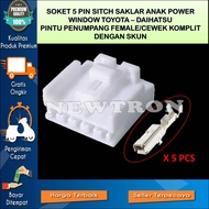Soket Saklar Power Window Pintu Penumpang Daihatsu Ayla Original Mobil Toyota Agya komplit skun