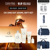 Bộ sản phẩm Nước hoa Nam Nữ Calvin Klein CK One EDT 200ml + Body Lotion 200ml + Sữa Tắm 100ml + CK O