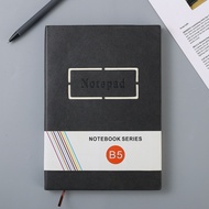 A6 A5 B5 PU Leather Hardcover Notebook 116 Sheets 80GSM Journals Memo Pocket Notebook with Strap Boo