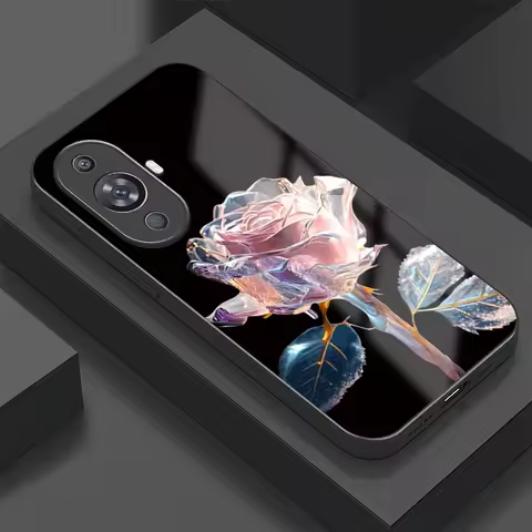 Flower Rose Painting Phone Case For Huawei Nova 11 11i 10 9 SE 8 8i Y61 Y70 Plus Y90 7i 7 6 5i 5T 4E