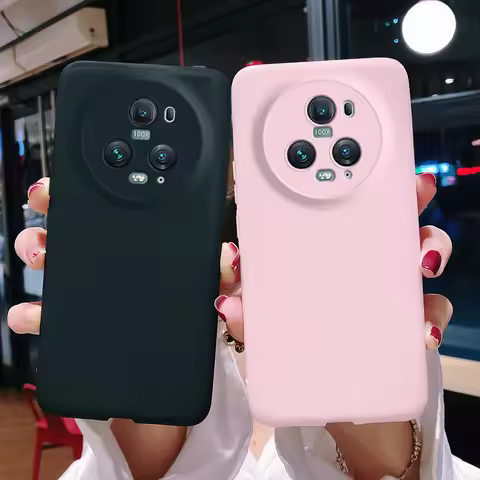 2023 Cute Candy Liquid Silicone Case for Honor Magic 5 Pro Protective Shockproof Phone Cover Magic5 