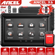 【ฉบับภาษาไทย】Ancel X6บลูทูธ OBD2สแกนเนอร์เต็มระบบ2024เครื่องมือวิเคราะห์รถยนต์10นิ้วหน้าจอสัมผัสบิ๊ก