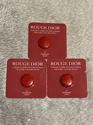 DIOR Rouge Dior The Iconic Couture Lipstick 777 Fahrenheit 唇膏 試用裝 三個
