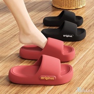 ♕ Comfy Soft Sole EVA Slippers Woman Couple Non SlipPlat form Cloud Slippers