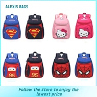 ALEXIS กระเป๋าเป้สะพายหลังสำหรับเด็กผ้าไนลอนความจุสูงทนต่อการสึกหรอกระเป๋าสะพายเดินทางกระเป๋าเป้