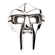 MF DOOM 戒指 - 925 純銀，嘻哈致敬飾品，角鬥士面具戒指