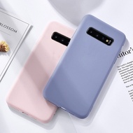 Samsung Galaxy S10 S10E S10 Plus Liquid Silicone Soft Case Matte Thin TPU Phone Case