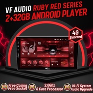 VF Audio Ruby Red Series Android Player QLED Android 11  8 Core