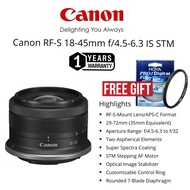 CANON RF 18-45MM F/4.5-6.3 IS STM LENS (1 YEARS WARRANTY) RF-S MOUNT APSC FORMAT WIDE ANGLE ZOOM LEN
