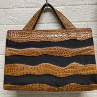 Handbag Maari Askew New York Document Bag Width 15 Height 10 Bottom 5 Inches