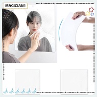 MAGICIAN1 Mirror Wall Sticker, DIY Square Acrylic Wall Stickers, Wallpaper Home Living Room Bedroom Decor  Art Wall Decoration Self-adhesive Acrylic Tiles Sticker