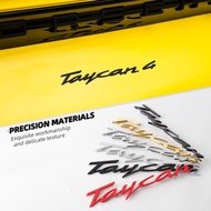 ABS Car Letters Rear Trunk Decals Emblem Badge Logo Sticker For Porsche Cayman Macan S 911 Cayenne G
