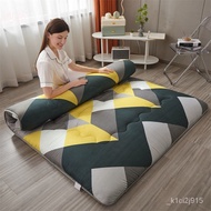 jXEOutdoor Thickening Tatami Floor Mattress Mattress Cushion Foldable Home Non-Slip Single Student Dormitory