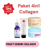 VIVA PAKET HEMAT CREAM PENCERAH VIT C 4IN1 ~ ORIGINAL 100%