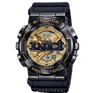 [𝐏𝐎𝐖𝐄𝐑𝐌𝐀𝐓𝐈𝐂]Casio G-Shock GM-110NE-1A GM-110NE black and gold color Resin Band Watch