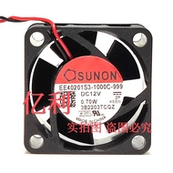 EE40201S3-1000C-999 12V 0.70 W SUNON Built Accurate 4CM 4020 Axial Cooling Fan