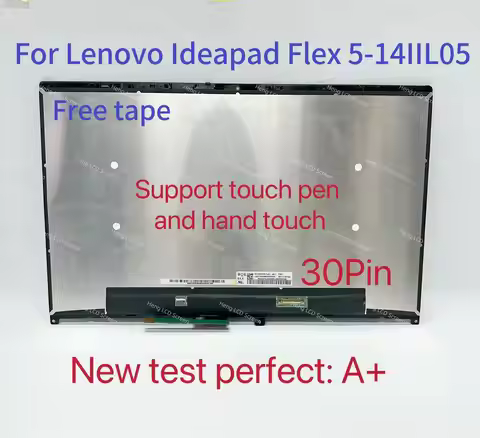 For Lenovo Ideapad Flex 5 14IIL05 5-14ITL05 5-14ARE05 5-14ALC05 Laptop LCD Screen Display Panel Touc