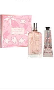 Loccitane cherry blossom set 櫻花香水護手霜套裝