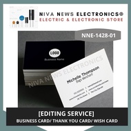 [EDITING SERVICE] Business Card, Thank You Card, Wishing Card etc (CHEAP PRICE)