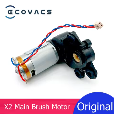 Original ECOVACS Main Brush Motor Assembly ZJ2228 for DEEBOT OZMO X2 Robot Vacuum Cleaner Accessory