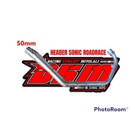 Leher Sonic Roadrace naik header sonic d50